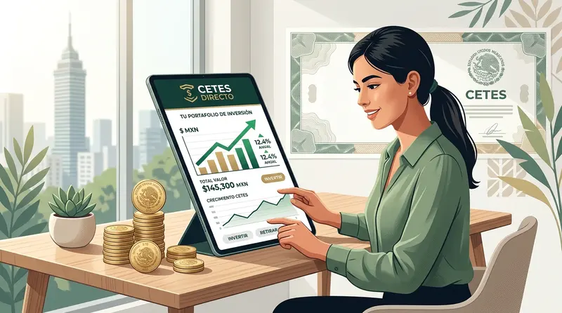 Imagen principal de Cómo Invertir en Cetes Directo en México: Guía Paso a Paso desde 100 Pesos