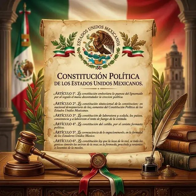 Imagen de Constitucion Politica de los Estados Unidos Mexicanos - Guia Completa 2026