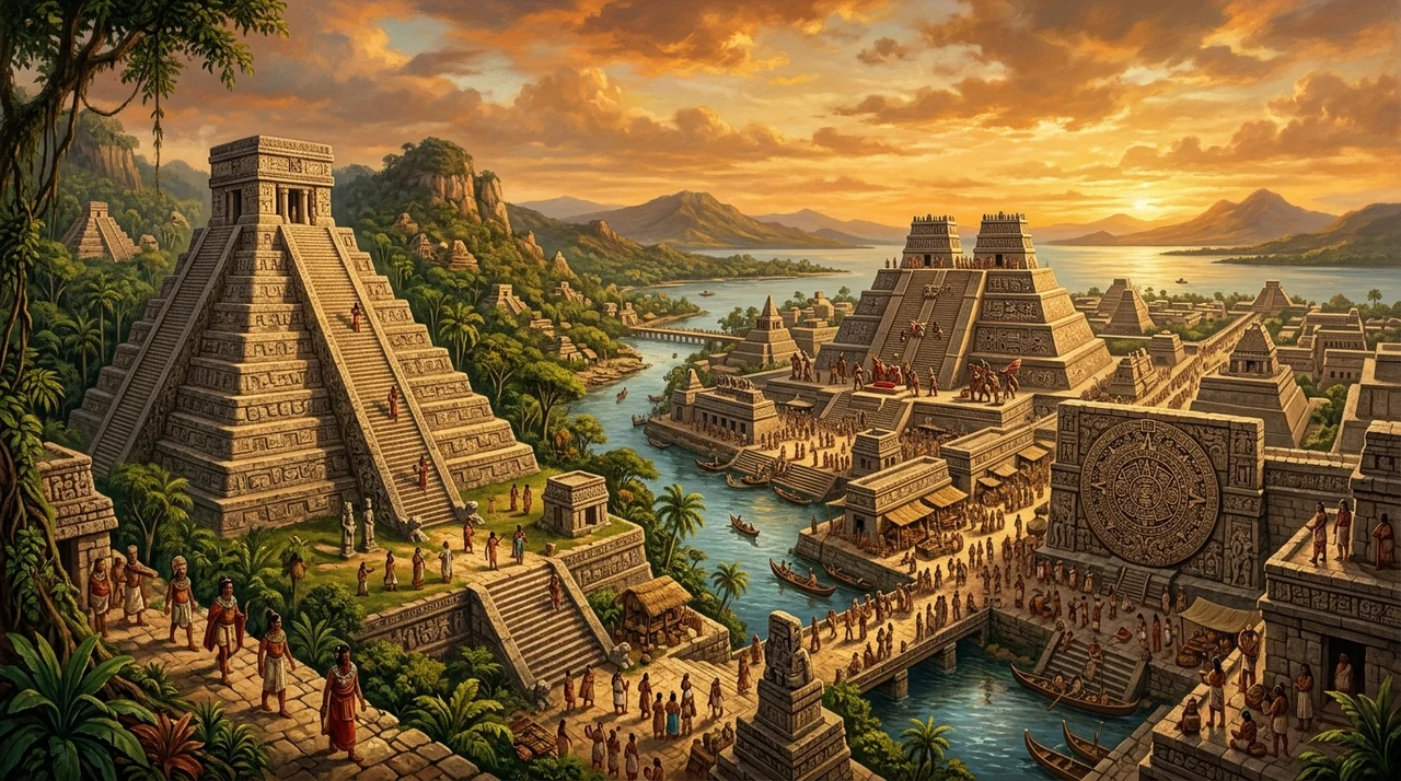 Imagen principal de Cultura Maya vs Azteca: Diferencias en Dioses, Calendarios y Civilización