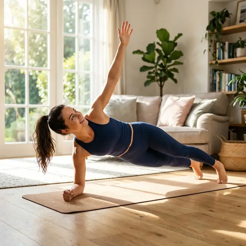 Imagen de Rutinas rápidas de ejercicios para hacer en casa sin pesas