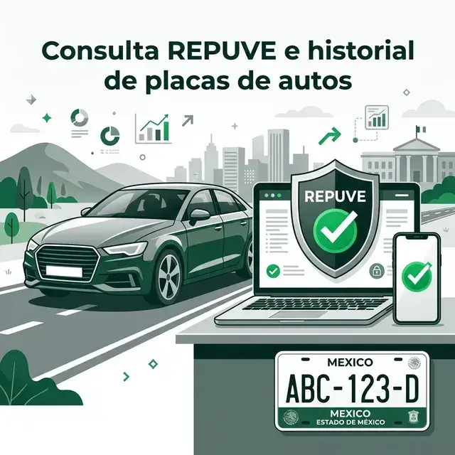 Imagen representativa de REPUVE Consulta Ciudadana de Placas Gratis 2026 - Reporte de Robo